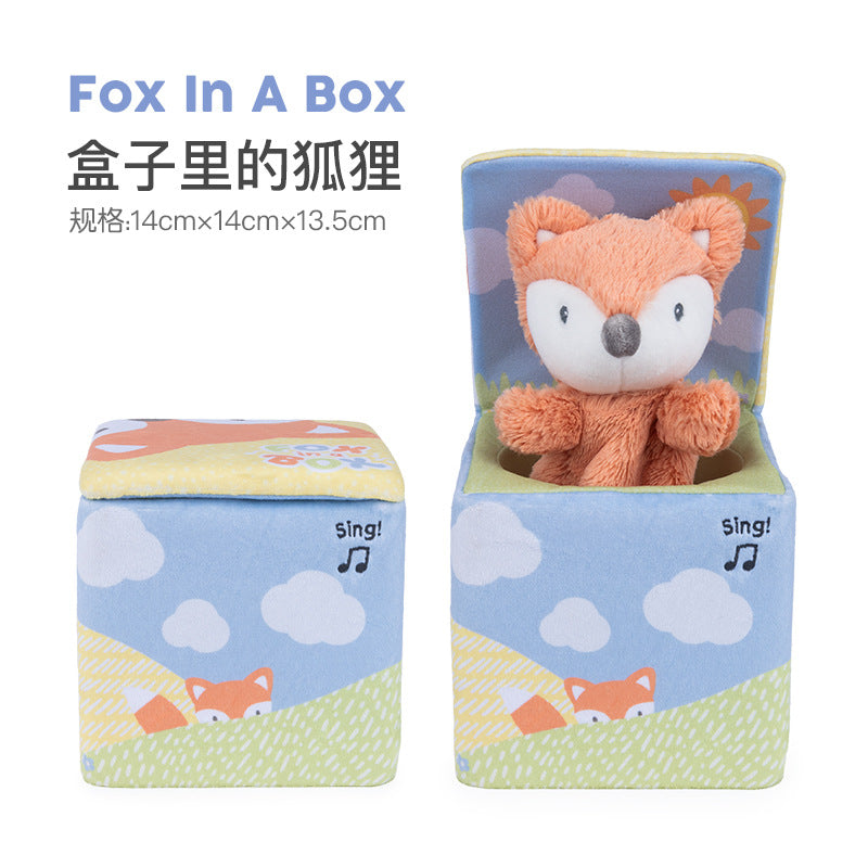 Gund菲比小象兔子躲猫猫熊玩偶公仔玩偶声动安抚玩具新生儿礼物