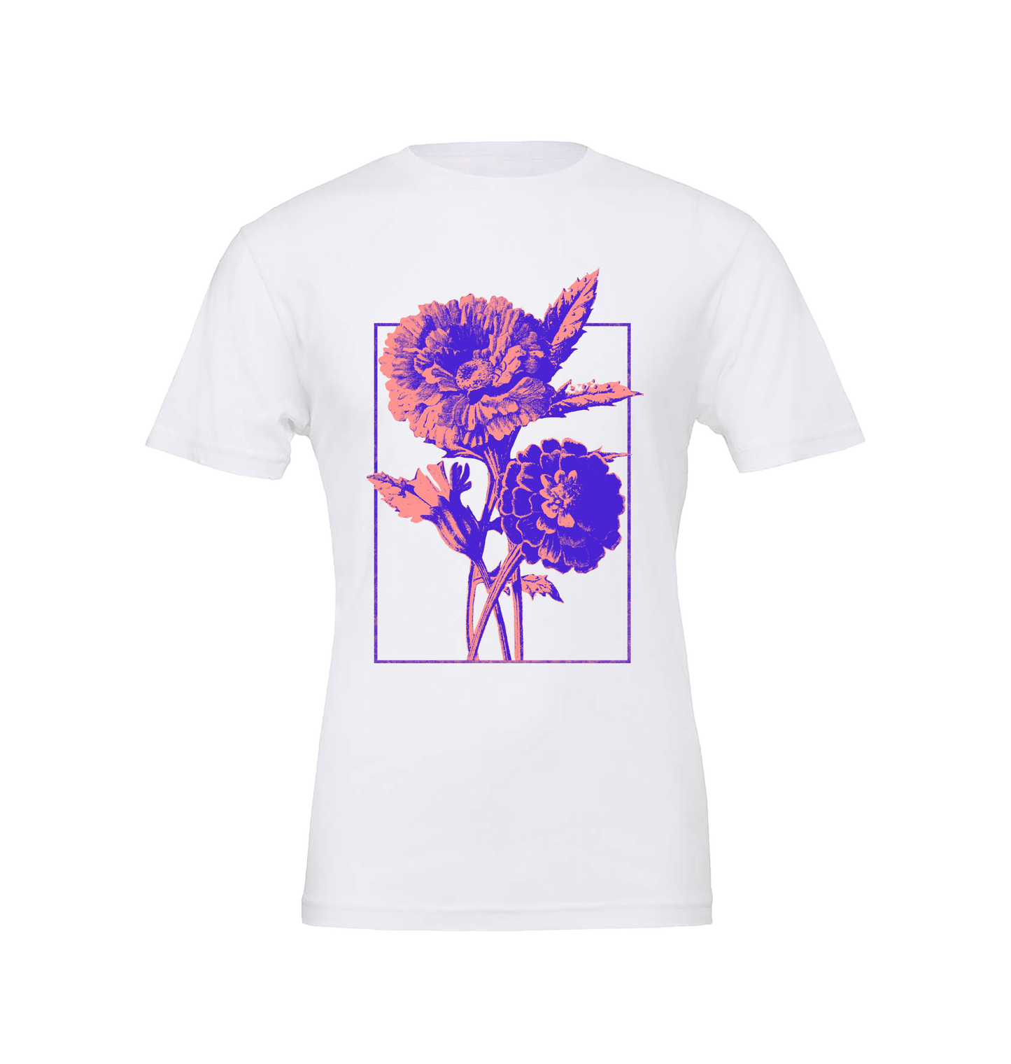 Printed T-Shirt with Floral Design for Men by Test 1Printed T-shirt