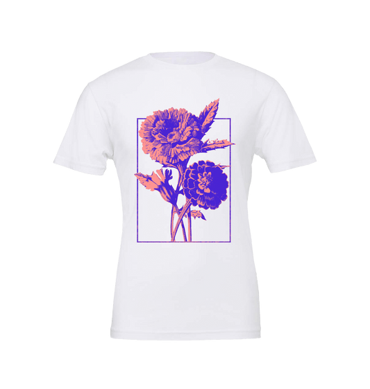 Printed T-Shirt with Floral Design for Men by Test 1Printed T-shirt