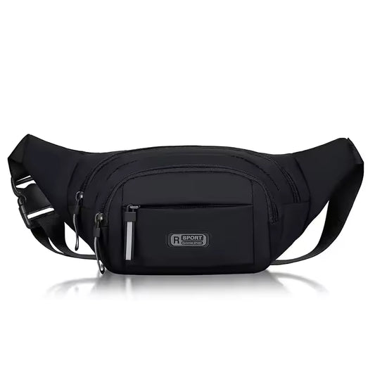 Men’s Ultra Thin Canvas Waist Pack – Anti-Theft Sports & Running Waist Bag by fashionfashion